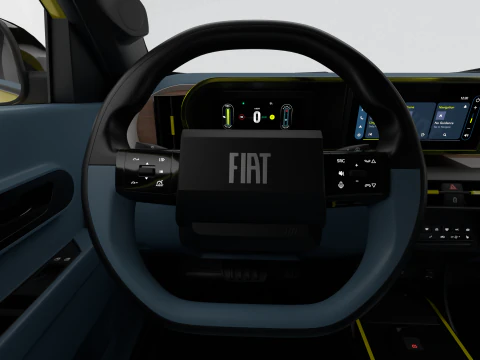 Fiat Grande Panda Hybrid 2025 3D Model