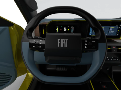 Fiat Grande Panda Hybrid 2025 HQ 3D Model