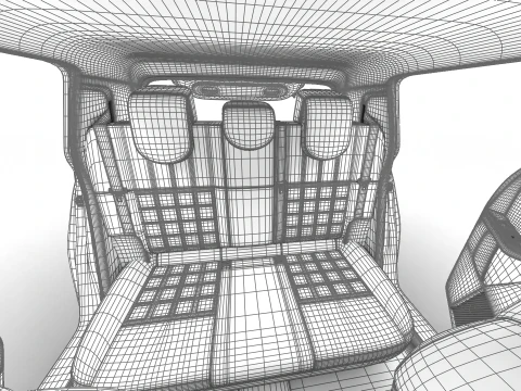 Fiat Grande Panda Hybrid 2025 HQ 3D Model