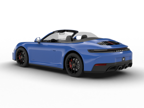 Porsche 911 Carrera GTS Cabrio 2025 Modelo 3D