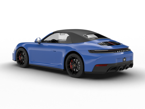 Porsche 911 Carrera GTS Cabrio 2025 Modelo 3D