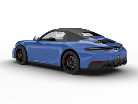 Porsche 911 Carrera GTS Cabrio 2025 3D Model
