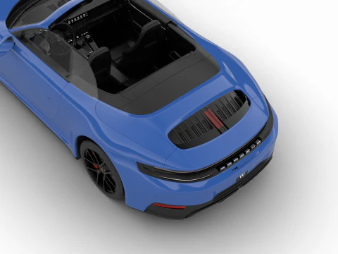 Porsche 911 Carrera GTS Cabrio 2025 3D Model