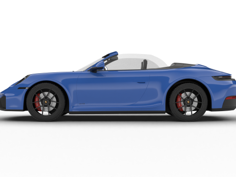 Porsche 911 Carrera GTS Cabrio 2025 Modelo 3D
