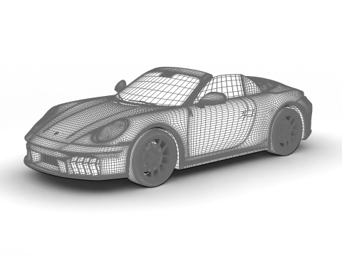 Porsche 911 Carrera GTS Cabrio 2025 Modelo 3D
