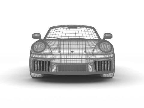 Porsche 911 Carrera GTS Cabrio 2025 3D Model