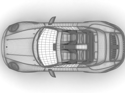 Porsche 911 Carrera GTS Cabrio 2025 Modelo 3D