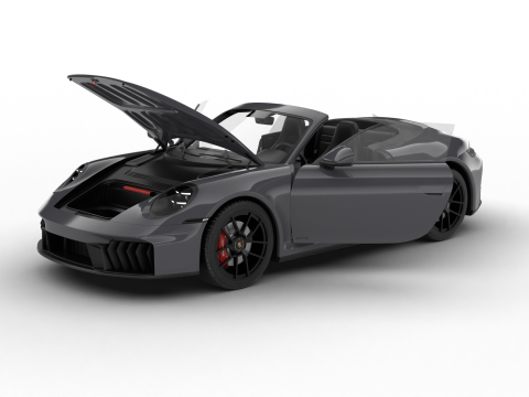 Porsche 911 Carrera GTS Cabrio 2025 HQ Modello 3D