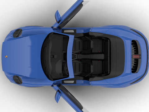 Porsche 911 Carrera GTS Cabrio 2025 HQ Modello 3D