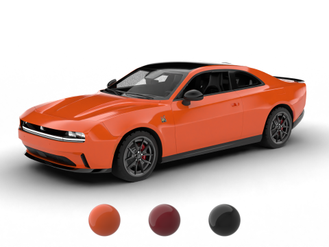Dodge Charger Daytona 2024 3D Model