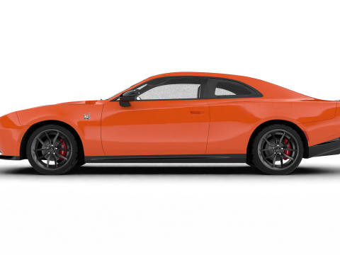 Dodge Charger Daytona 2024 Modello 3D