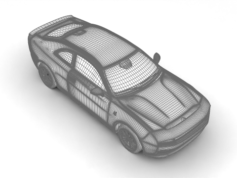 Dodge Charger Daytona 2024 Modello 3D