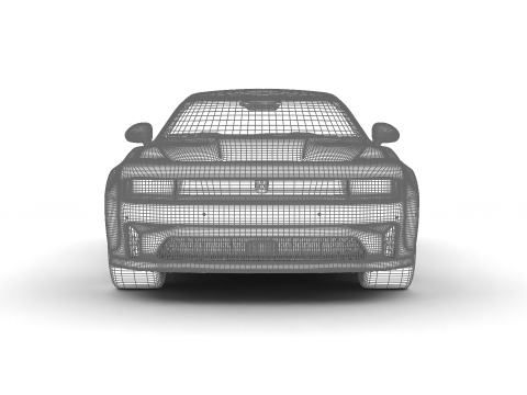 Dodge Charger Daytona 2024 Modello 3D