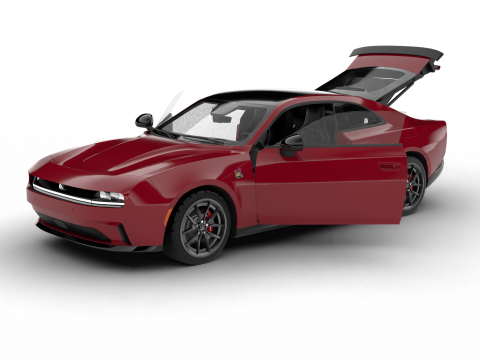 Dodge Charger Daytona 2024 HQ 3D 模型