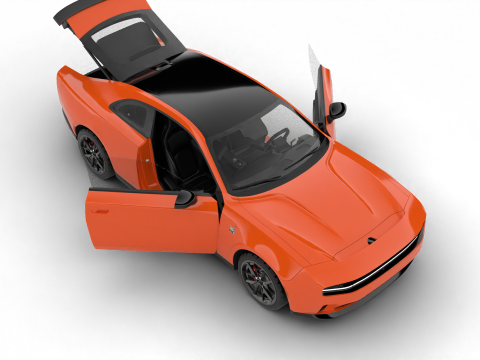Dodge Charger Daytona 2024 HQ 3D 模型
