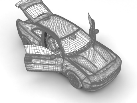 Dodge Charger Daytona 2024 HQ 3D 模型