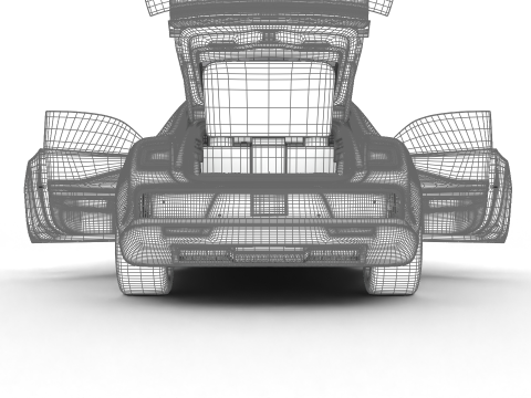 Dodge Charger Daytona 2024 HQ 3D 模型