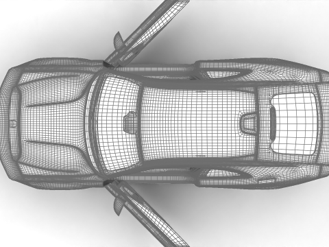 Dodge Charger Daytona 2024 HQ 3D 模型
