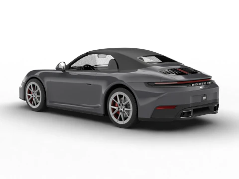 Porsche 911 Carrera 4S Cabrio 2025 3D Model