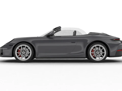 Porsche 911 Carrera 4S Cabrio 2025 3D Model