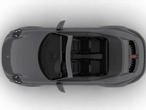 Porsche 911 Carrera 4S Cabrio 2025 3D Model