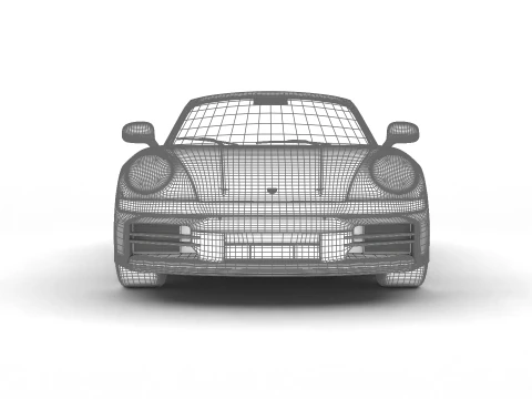 Porsche 911 Carrera 4S Cabrio 2025 3D Model