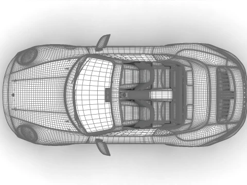 Porsche 911 Carrera 4S Cabrio 2025 3D Model