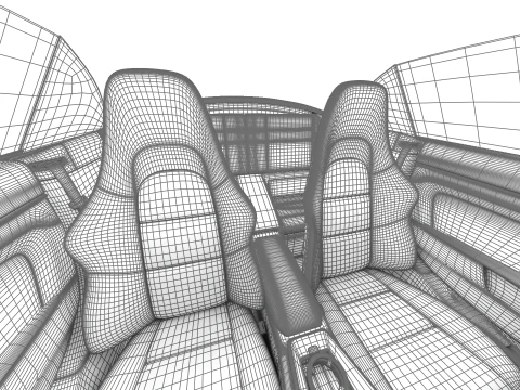 Porsche 911 Carrera 4S Cabrio 2025 3D Model