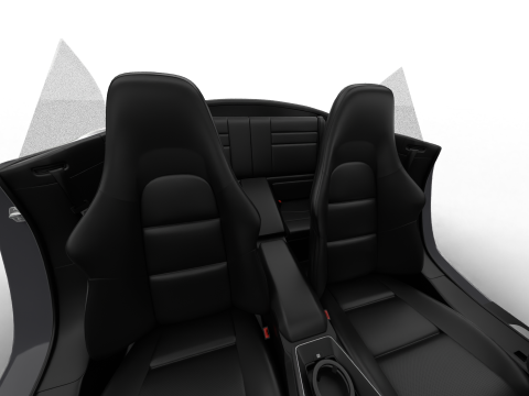 Porsche 911 Carrera 4S Cabrio HQ 2025 3D Model