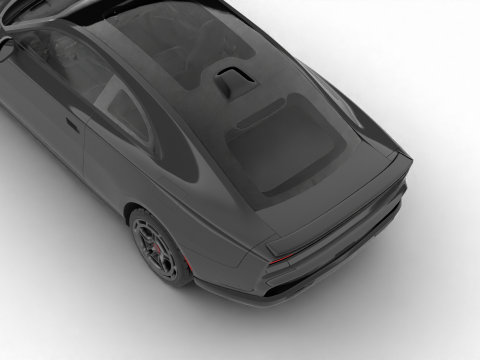 Dodge Charger Daytona Banshee 2025 Modelo 3D