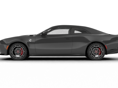 Dodge Charger Daytona Banshee 2025 Modelo 3D