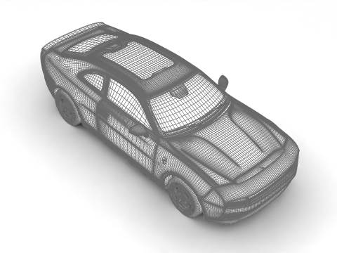 Dodge Charger Daytona Banshee 2025 Modelo 3D