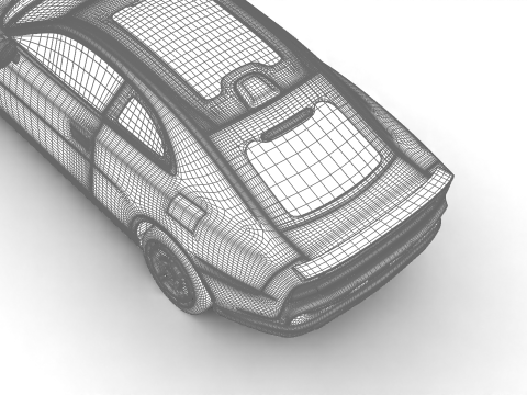 Dodge Charger Daytona Banshee 2025 Modelo 3D