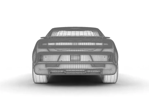 Dodge Charger Daytona Banshee 2025 3D Model