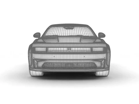 Dodge Charger Daytona Banshee 2025 3D Model