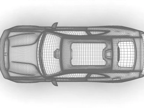 Dodge Charger Daytona Banshee 2025 3D Model
