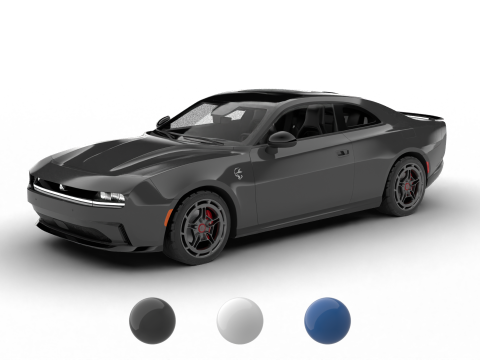 Dodge Charger Daytona Banshee 2025 3D 模型