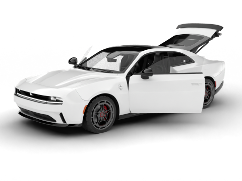 Dodge Charger Daytona Banshee 2025 HQ Modèle 3D