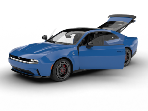 Dodge Charger Daytona Banshee 2025 HQ Modèle 3D