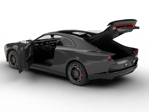 Dodge Charger Daytona Banshee 2025 HQ Modèle 3D