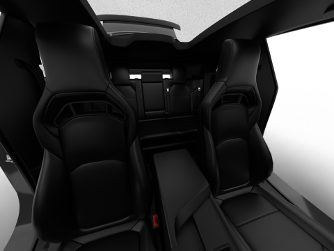 Dodge Charger Daytona Banshee 2025 HQ Modèle 3D