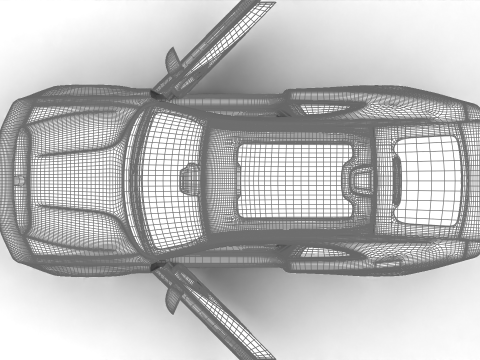 Dodge Charger Daytona Banshee 2025 HQ Modèle 3D