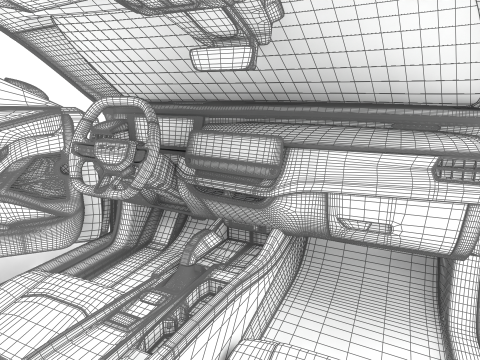 Dodge Charger Daytona Banshee 2025 HQ Modèle 3D