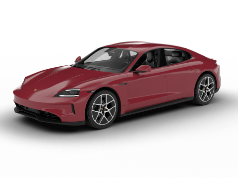 Porsche Taycan 4 2025 Modello 3D