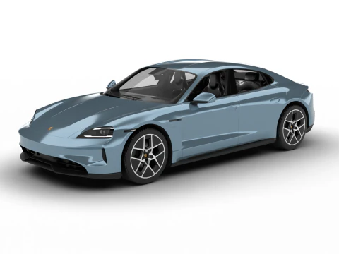 Porsche Taycan 4 2025 3D Model