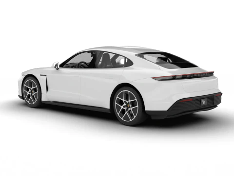 Porsche Taycan 4 2025 3D Model