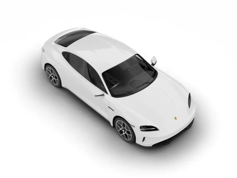 Porsche Taycan 4 2025 3D Model
