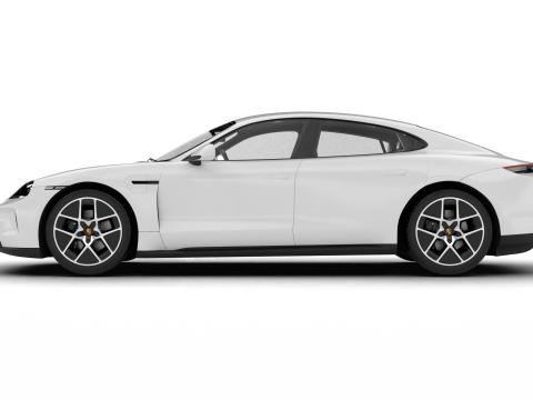 Porsche Taycan 4 2025 Modello 3D