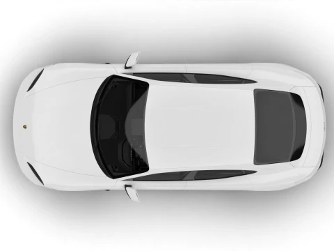 Porsche Taycan 4 2025 3D Model