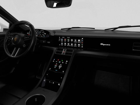 Porsche Taycan 4 2025 Modello 3D